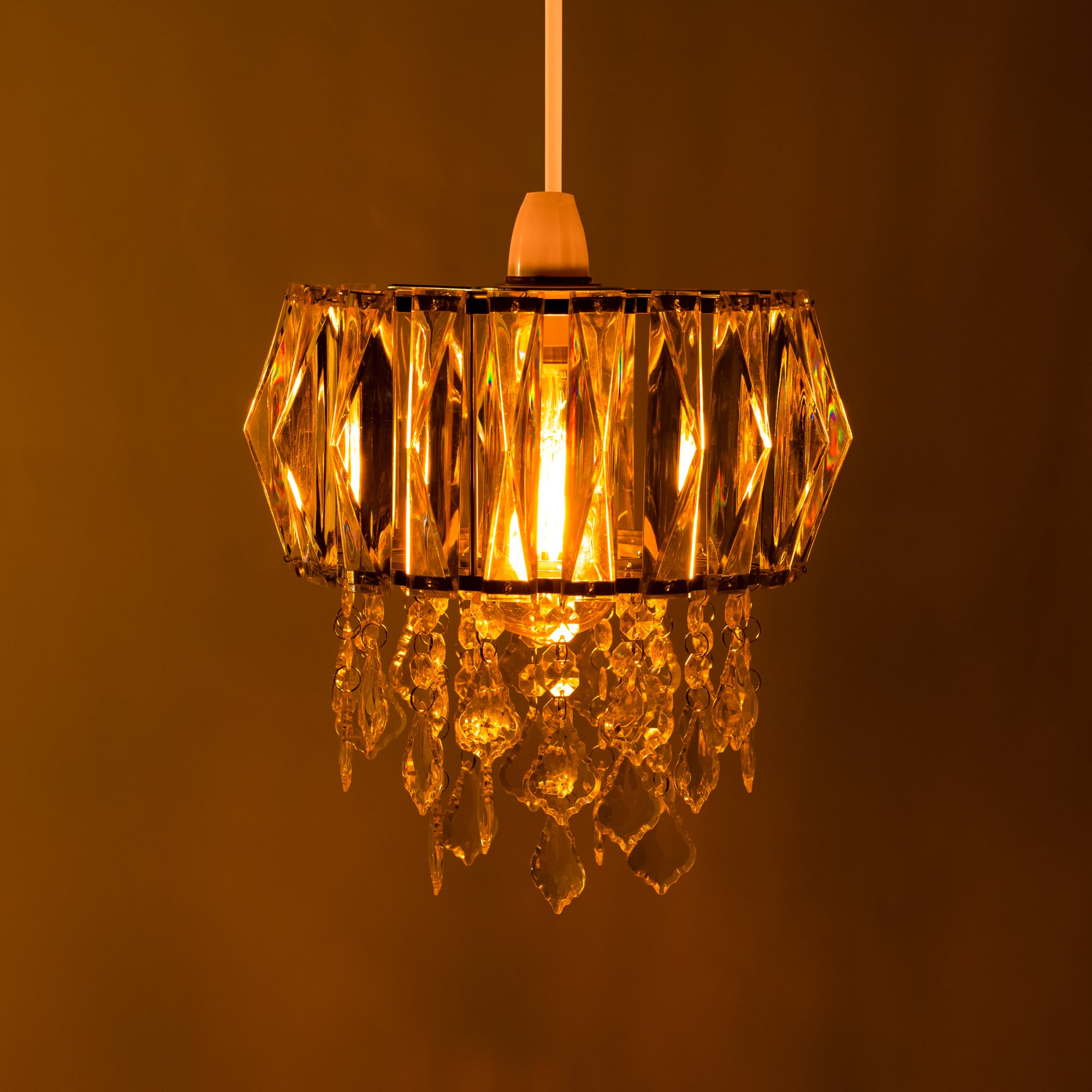 Antique Style Acrylic Ceiling Lampshade