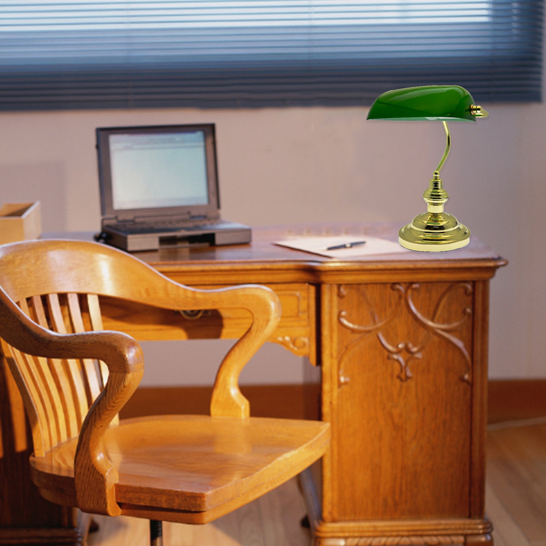 Classic Banker Table Lamp