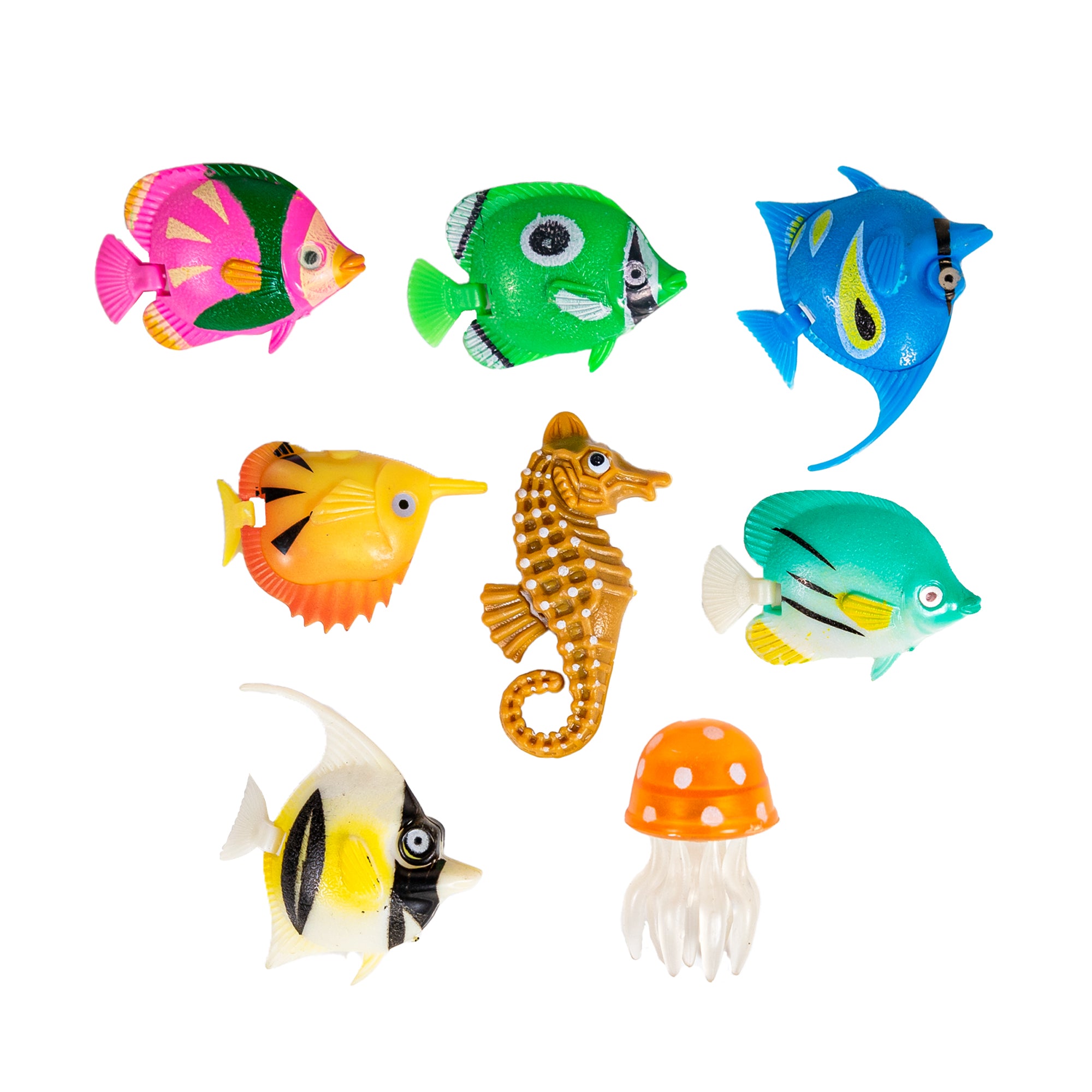 Set of 8 Bubble Fish