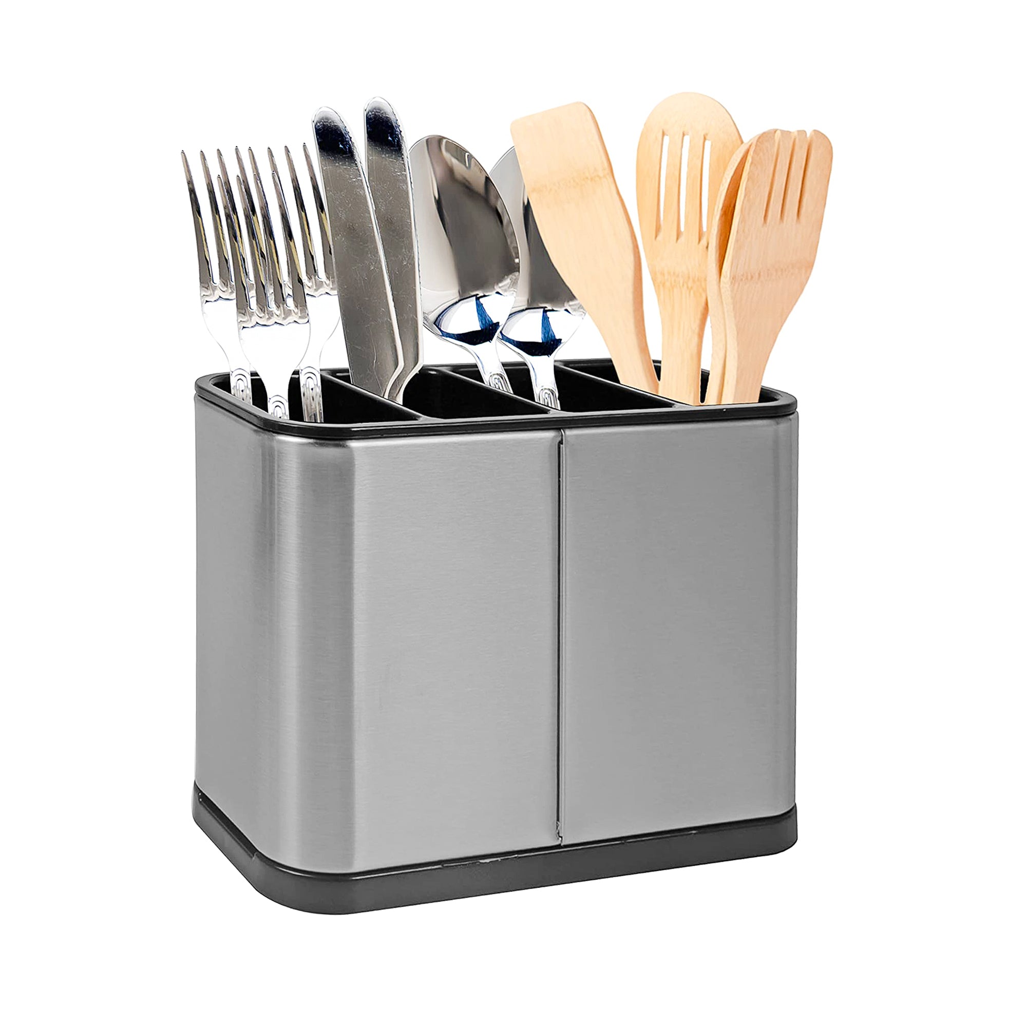 Kitchen Utensil Holder with 4 Compartments