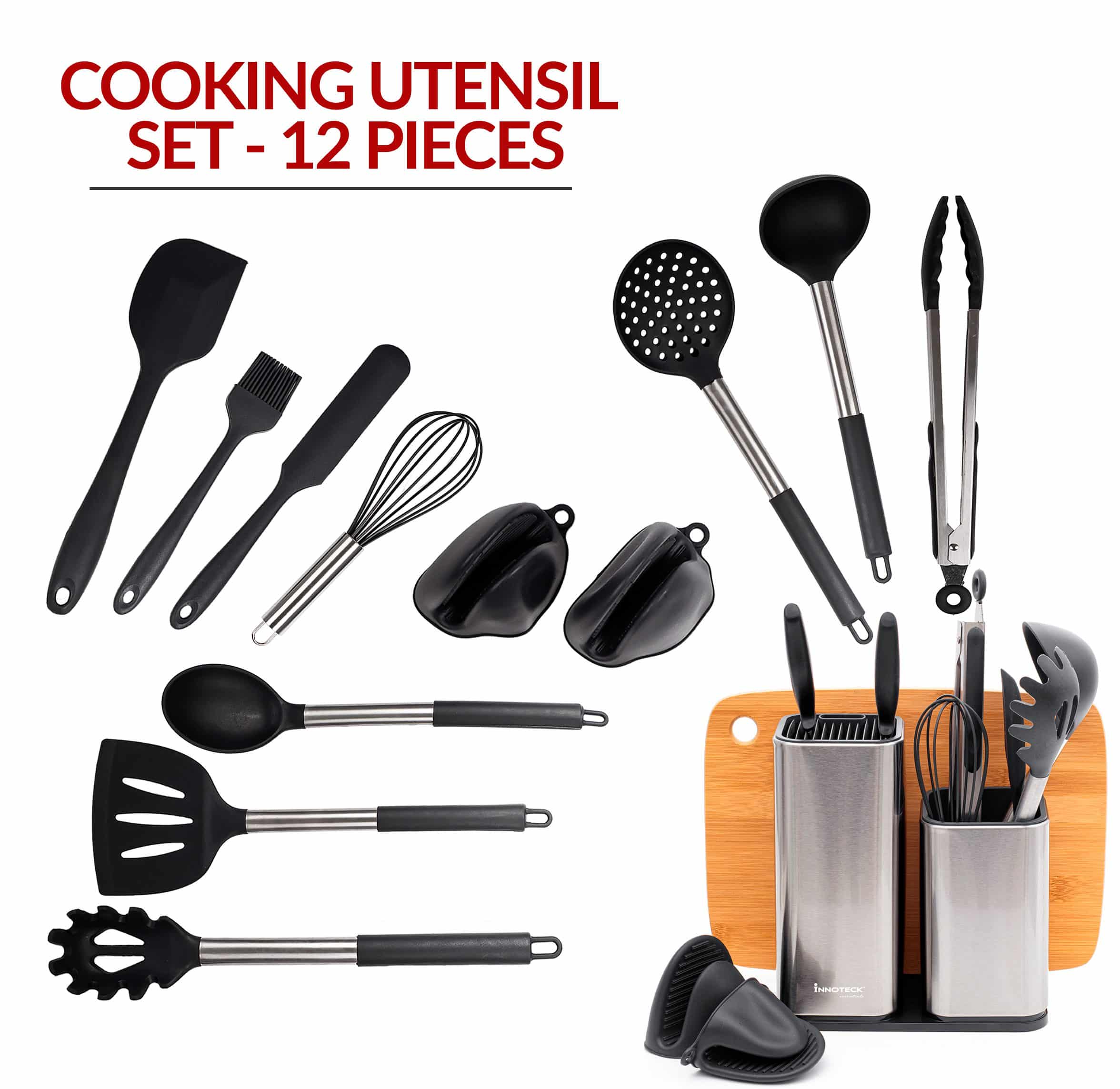 12 Pc Cooking and Baking Utensil Set