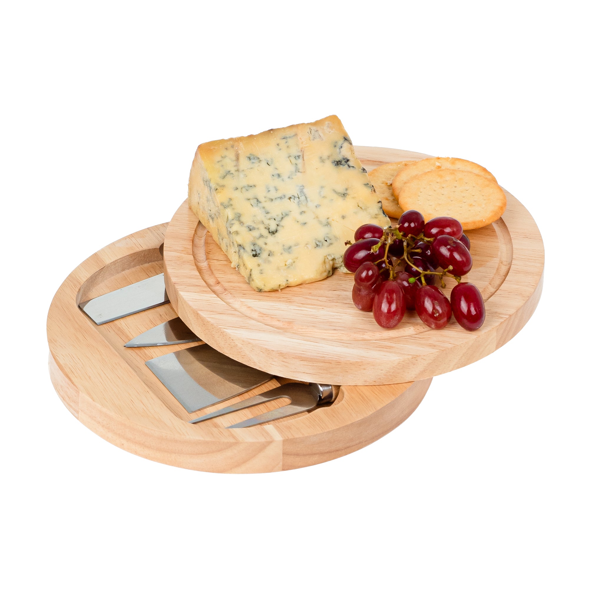 Cheese Board Set with 4 Knives