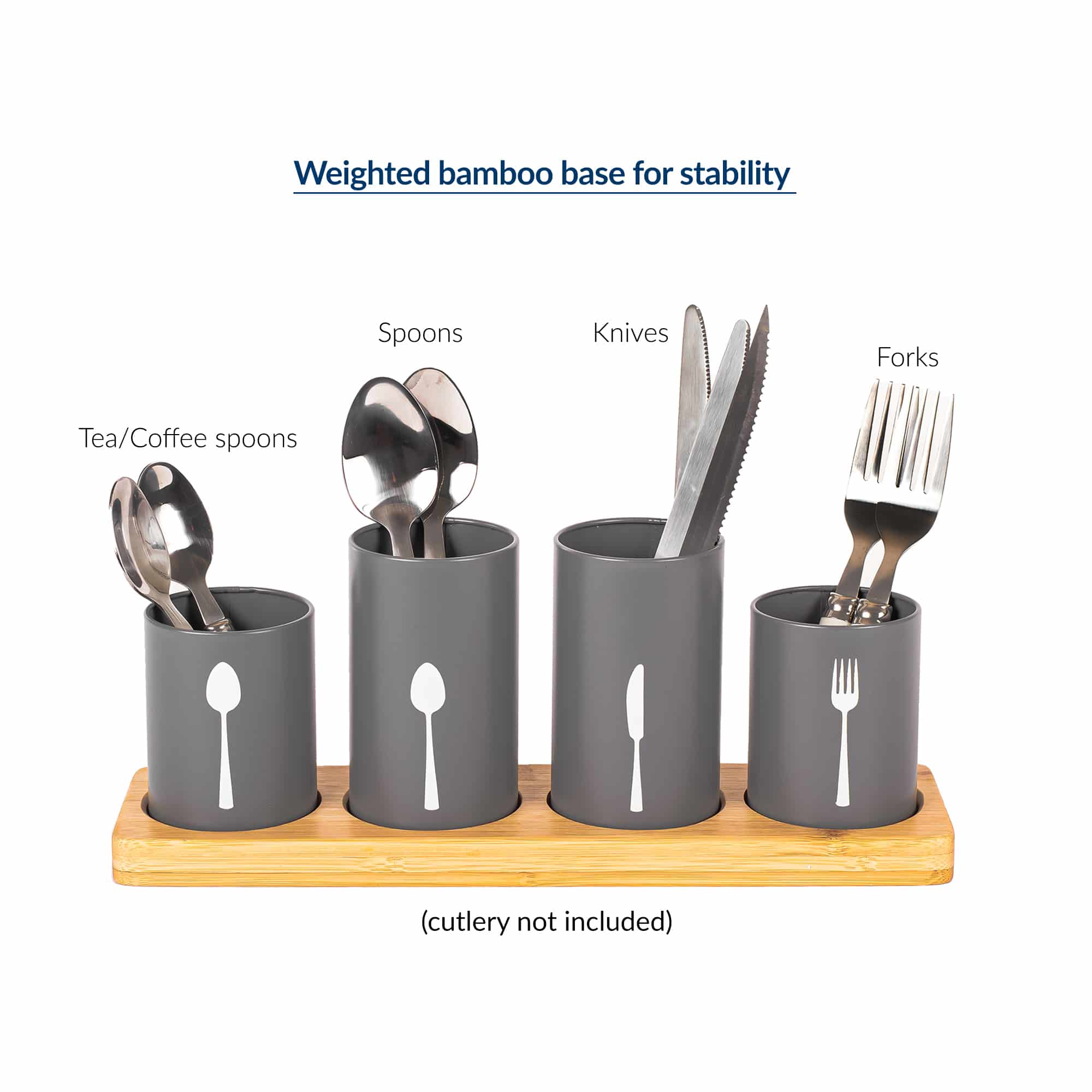 4 Pc Cutlery Holder Set