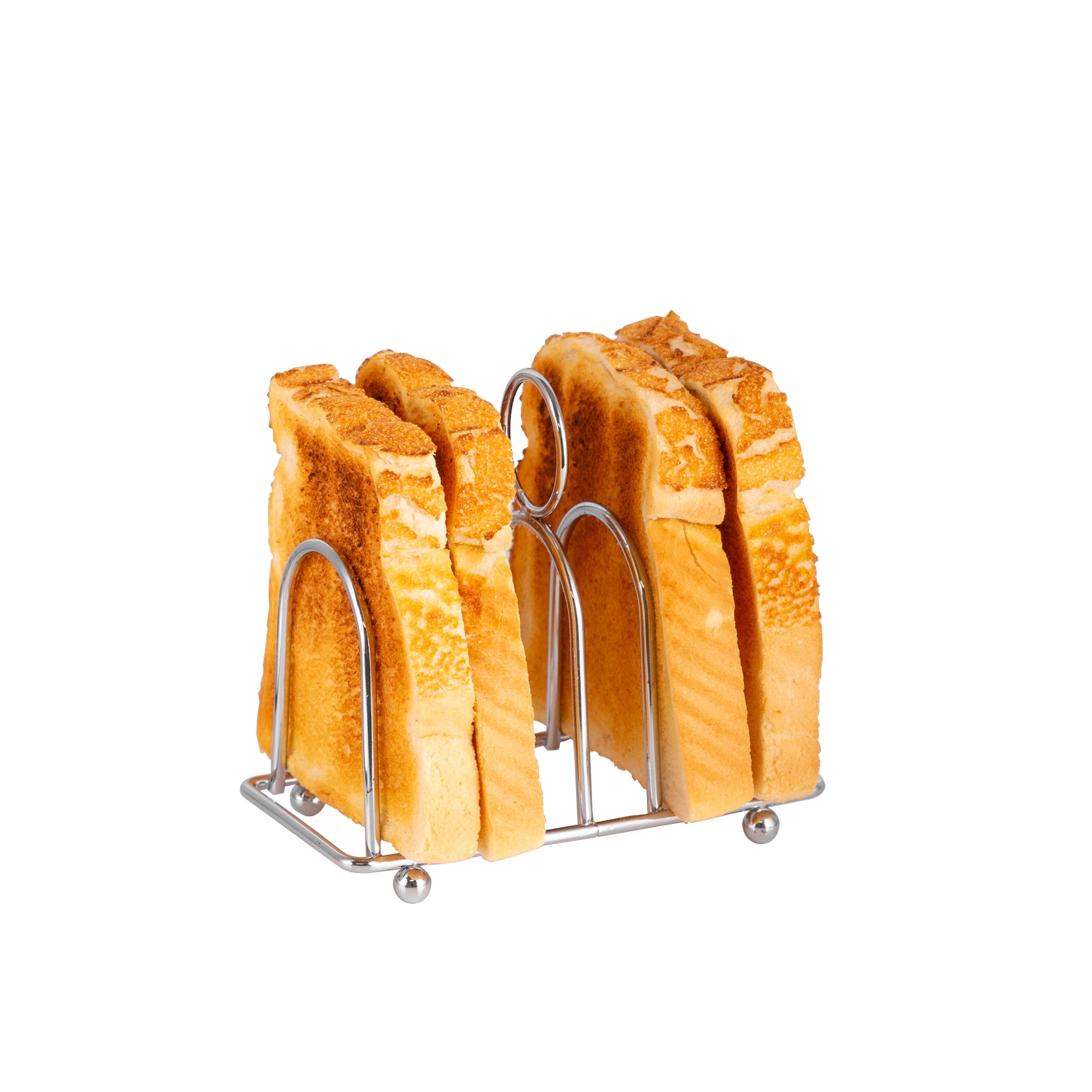 6 Slice Chrome Bread Toast Rack