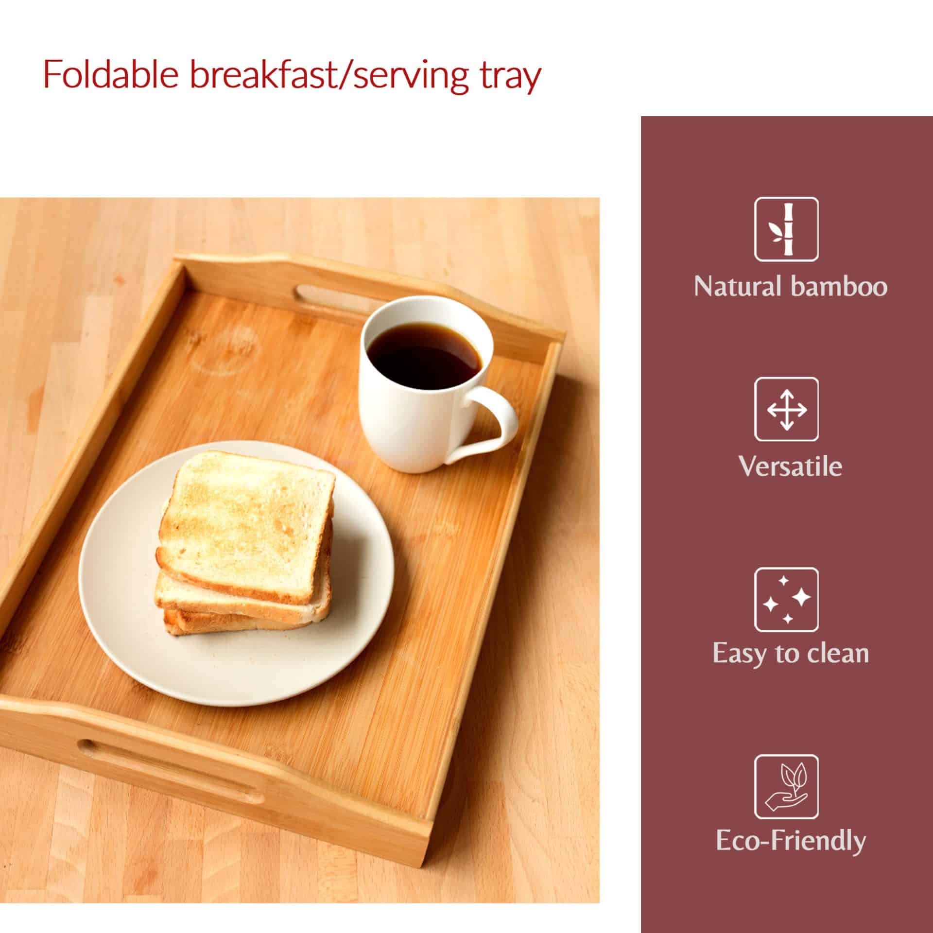 Bamboo Breakfast and Serving Tray