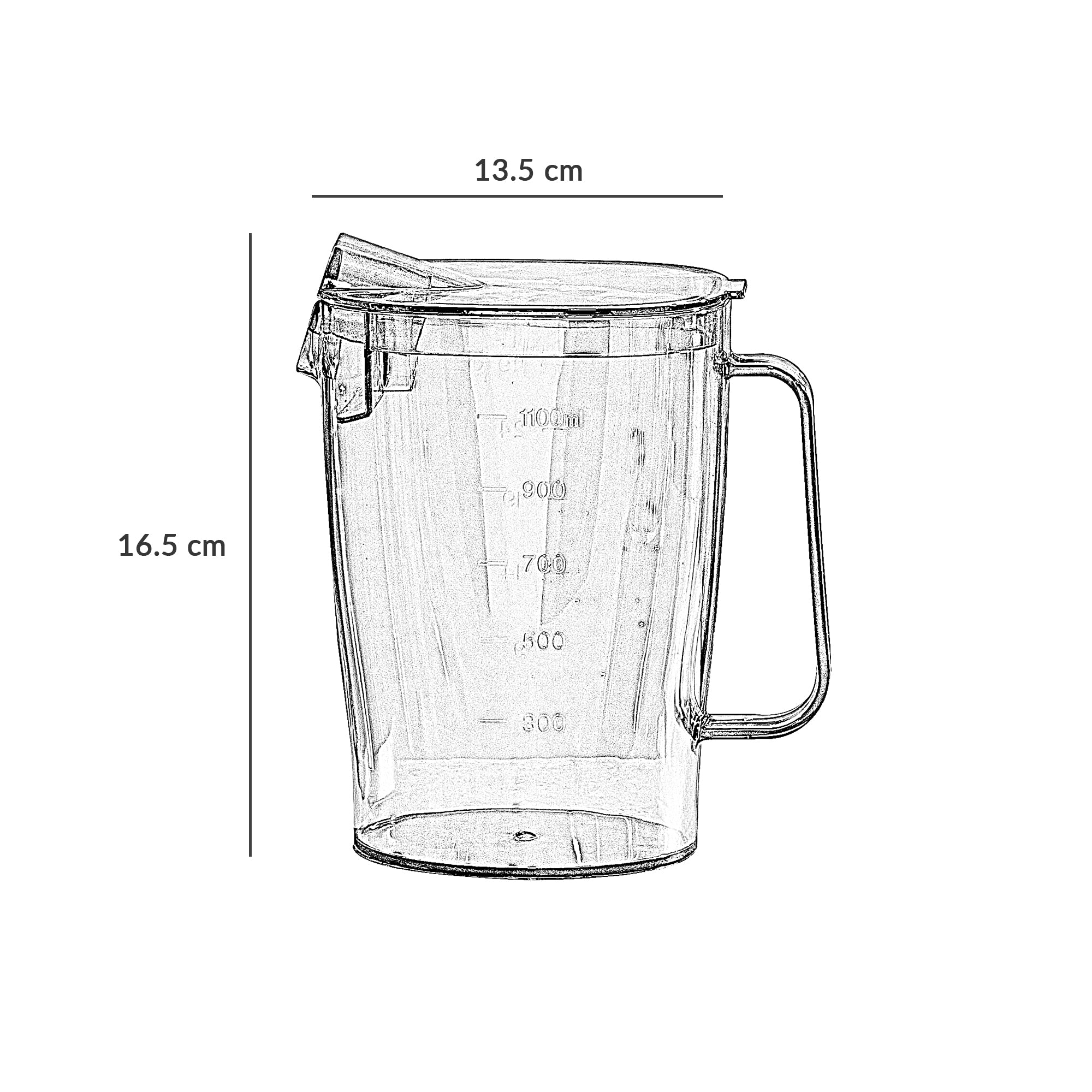 Plastic Jug for Innoteck 3-in-1 Juicer and Blender Set