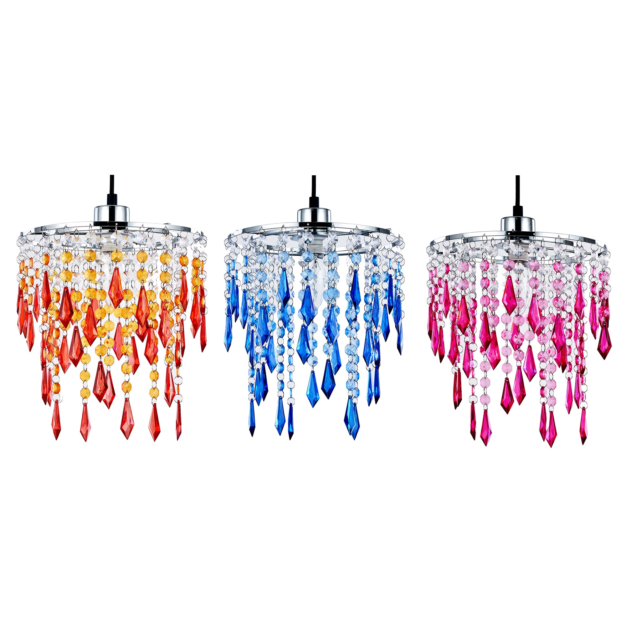 Acrylic Ceiling Chandelier with Crystal Drops