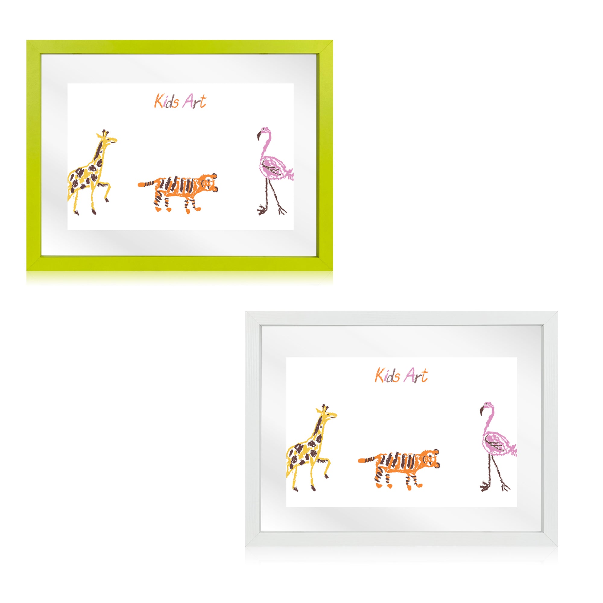 Transparent Children's Artwork and Photo Frame